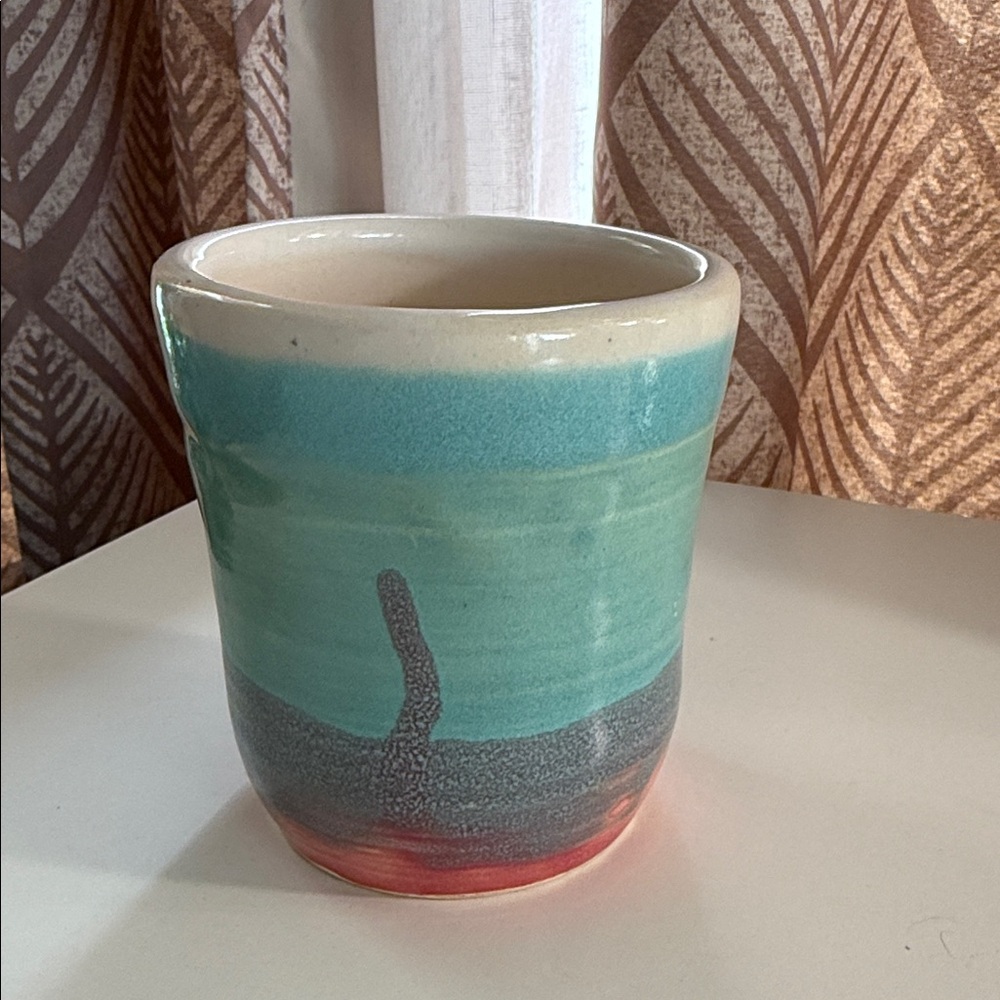 Handcrafted Ceramic Vase - Multicolor